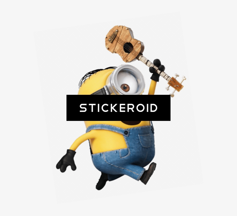 Minion With Ukulele, Running - Imagem Dos Minions Em Png, transparent png #6197333
