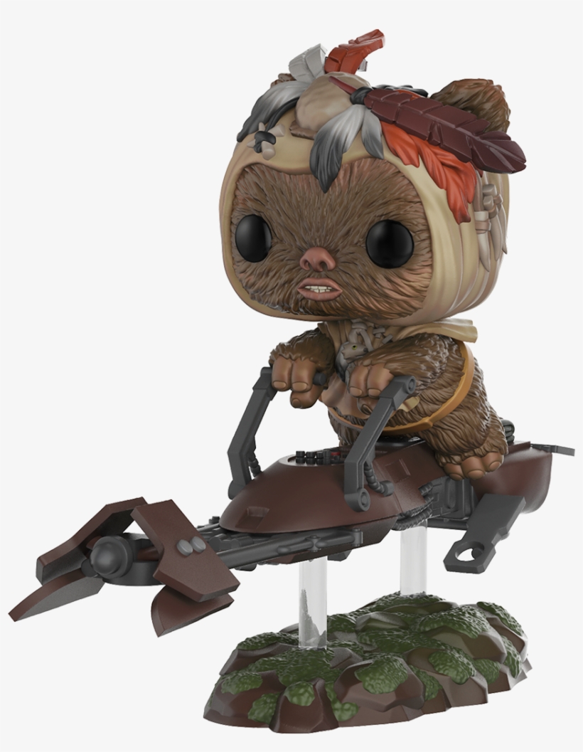 Ewok Speeder Bike Funko, transparent png #6198499