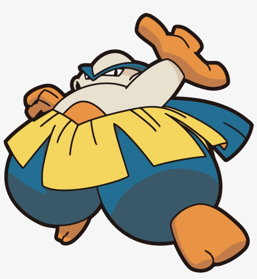 297hariyama Ag Anime 2 - Pokemon Hariyama, transparent png #6199271