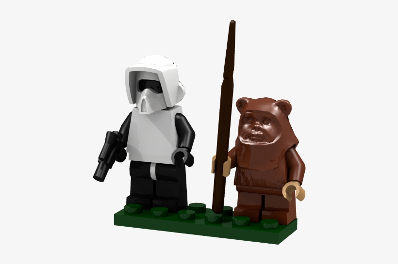 Scout Trooper - Figurine, transparent png #6199275