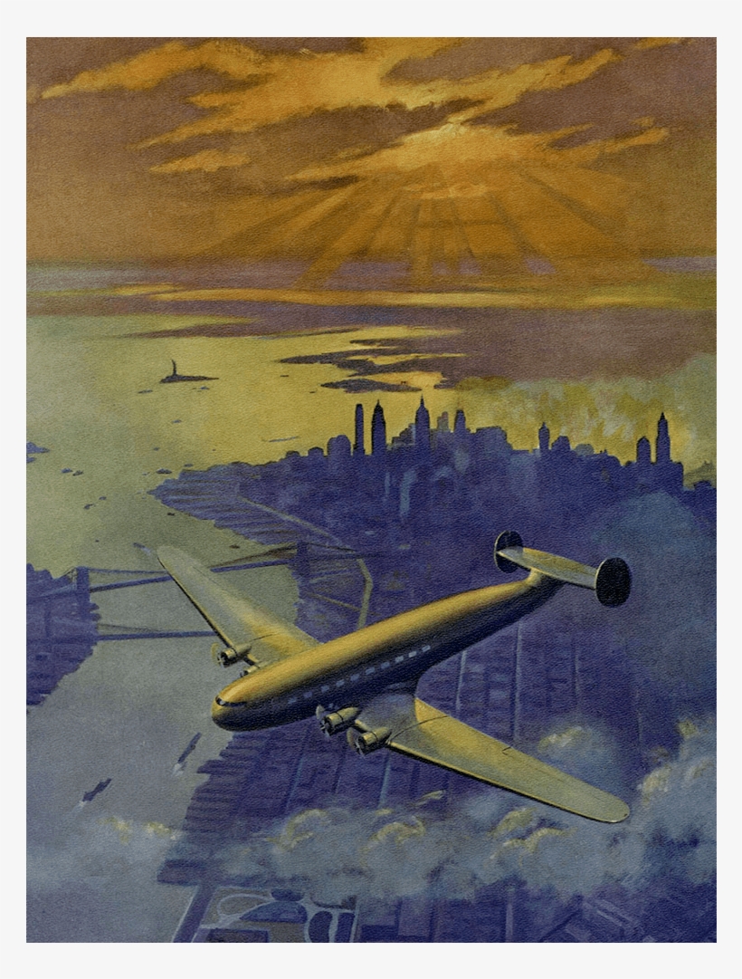 Airline, Airline Posters, Transportation - Giclee Print: Dawn Of A New Day C.1930s Art Print By, transparent png #6199339