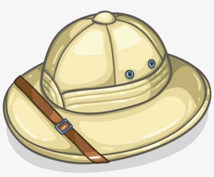 Cartoon Safari Hat Modern Item Detail Itembrowser - Safari Hat Png, transparent png #620188