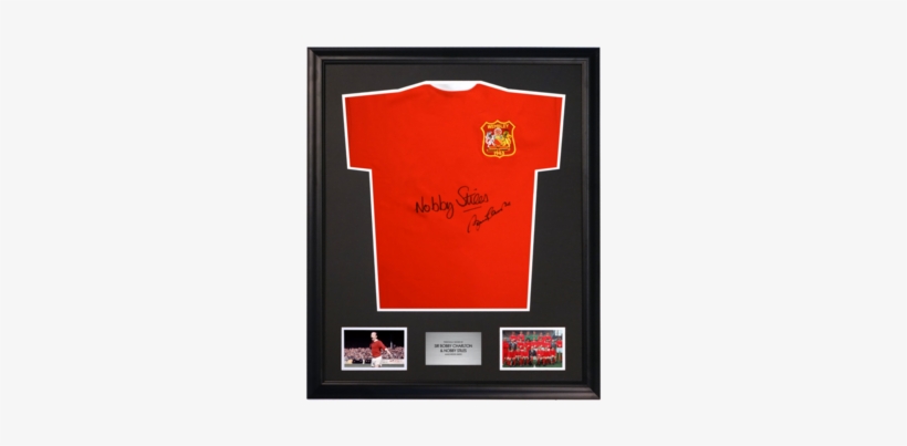 1963 Fa Cup Finals Manchester United Shirt Signed By - Bobby Charlton, transparent png #620432
