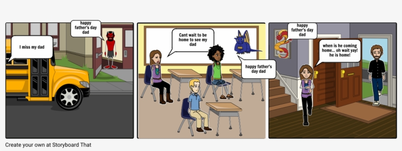 Happy Father's Day - Cartoon, transparent png #620556
