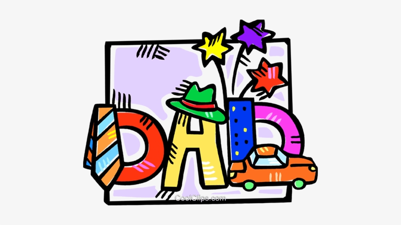 Father's Day Motif Royalty Free Vector Clip Art Illustration - Father's Day Clip Art, transparent png #620624