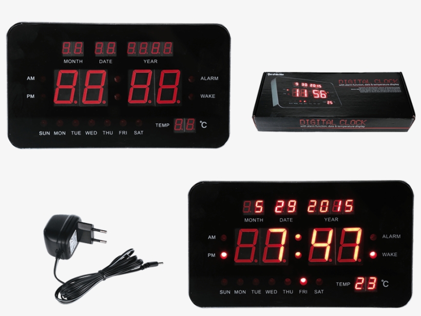 Out Of The Blue Plastic Digital Alarm Clock, transparent png #621027