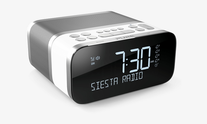 Audio And Is Powered By A Digital Amplifier - Pure Vl-62983 Siesta S6 Dab+ &fm Alarm Clock Radio, transparent png #621057