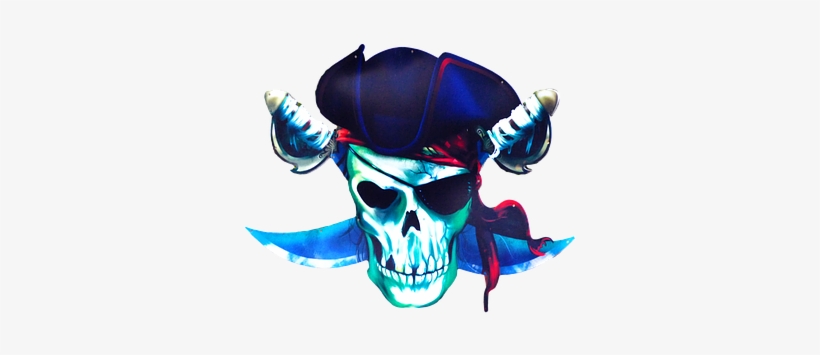 Skull Pirates Symbol Skeleton Design Bone - Lambang Tengkorak Bajak Laut, transparent png #621244