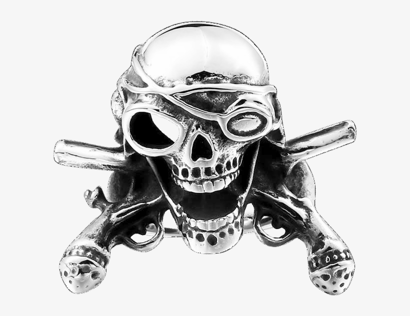 Beier Pirate Skull Ring, transparent png #621287