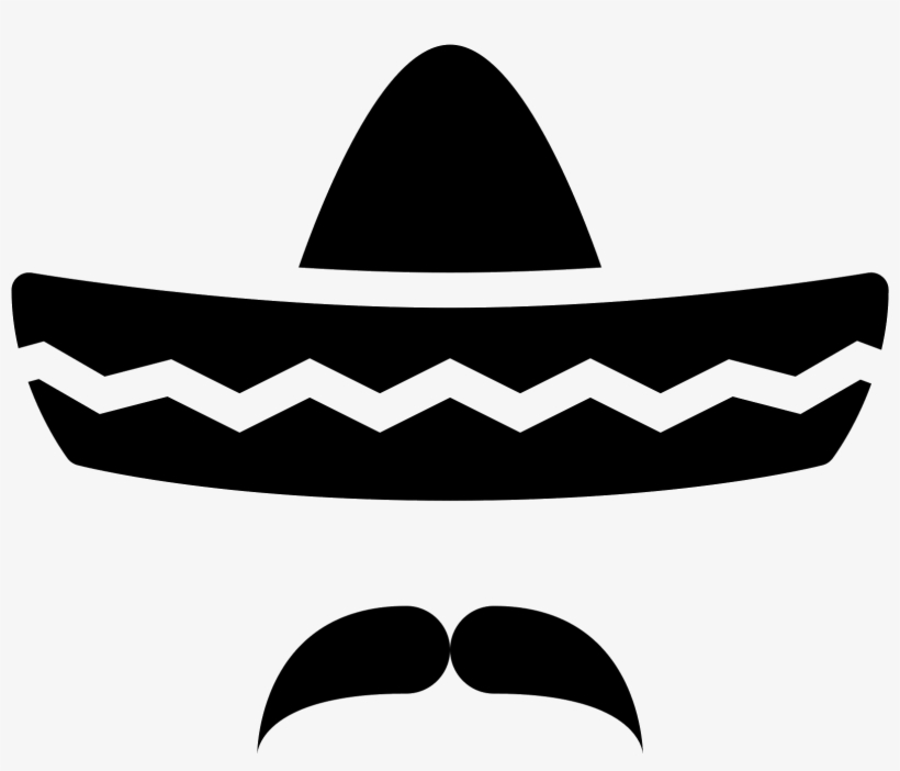 Computer Icons Clip Art Transprent Png Free - Sombreros Mexicanos Blanco Y Negro, transparent png #621288