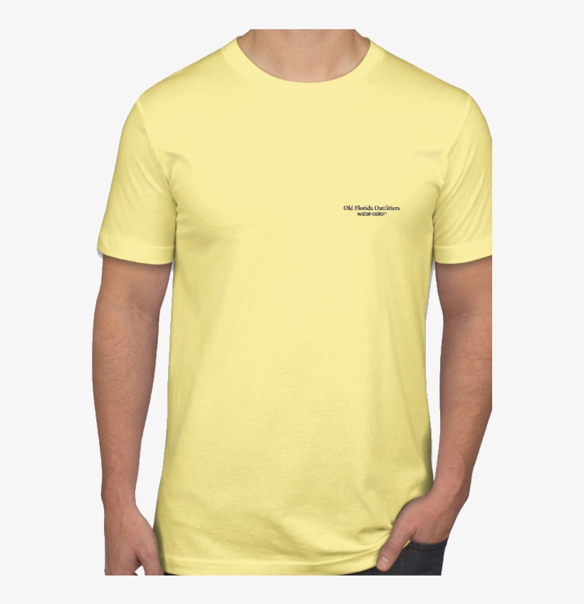 Ofo Short Sleeve Pocket 30a Logo T-shirt In Butter/navy - Sleeve, transparent png #621361