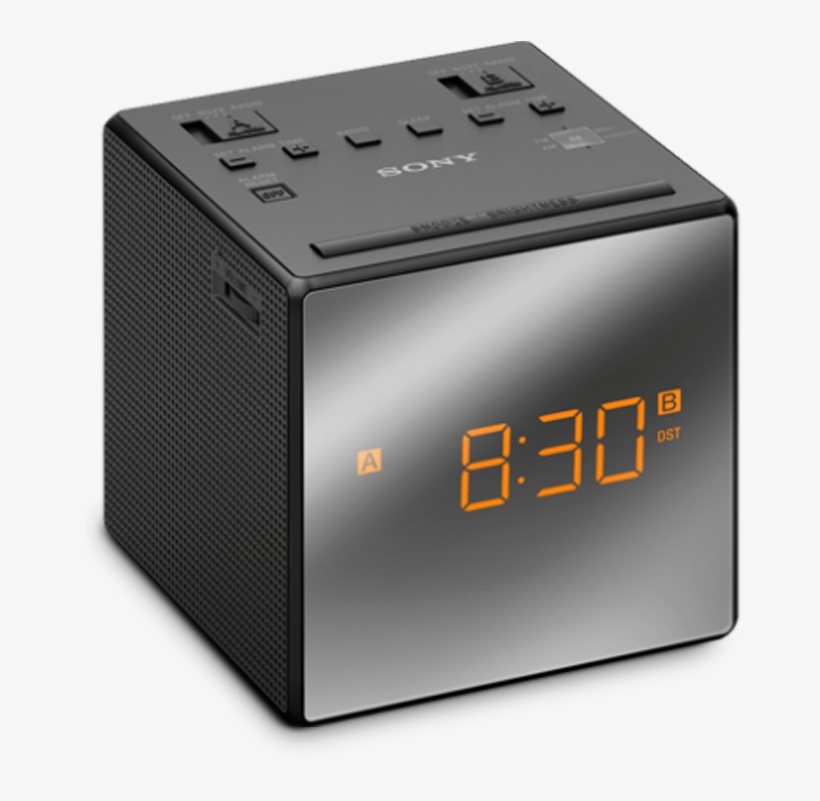 Sony Radio Clock Icf C1t B, transparent png #621422