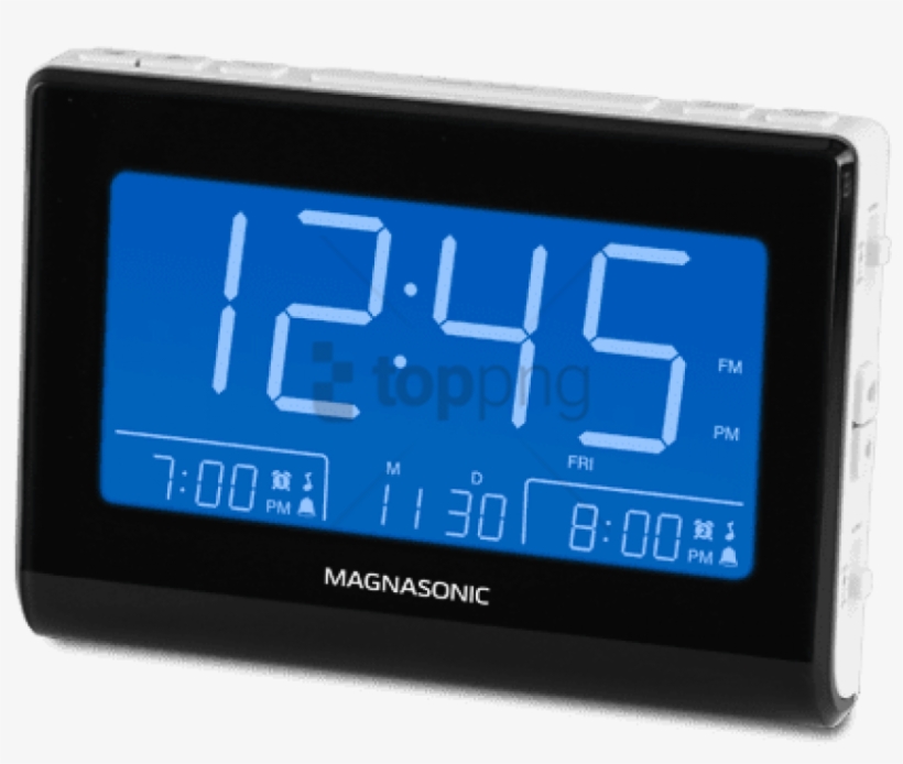 Alarm Clock Radio With Usb Charging - Alarm Clock, transparent png #621560
