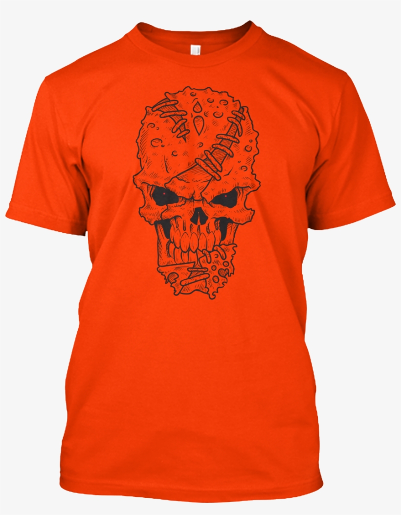 Pirate Skull Halloween T Shirt Hanes Tagless Tee T - Mike Gundy Mullet Shirt, transparent png #621562