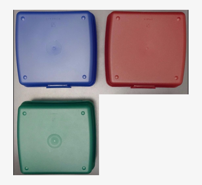 2 Of 4 Tupperware Sandwich Keepers 3pc Jewel Tones - Nintendo 3ds, transparent png #621564