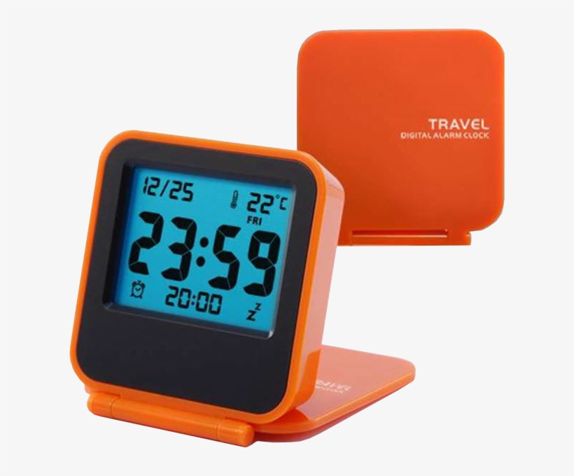 Promotional Desktop Digital Travel Alarm Clock Flip - Ebotrade Dirct Ebotrade Travel Clock, Alarm Clock,portable, transparent png #621798