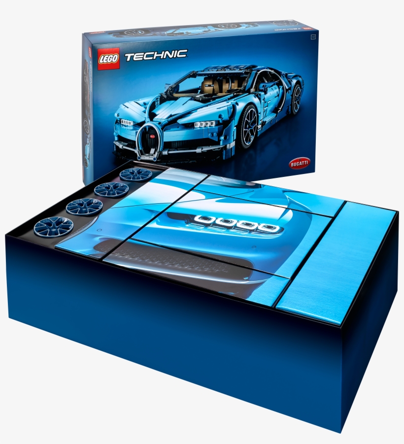 A Classic Bugatti Duo-tone Blue Color Scheme Reflects - Lego Bugatti Chiron Box, transparent png #621799