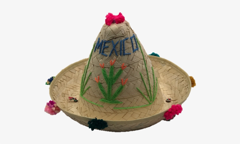 Small Embroided Mexican Sombrero - Sombrero, transparent png #621801