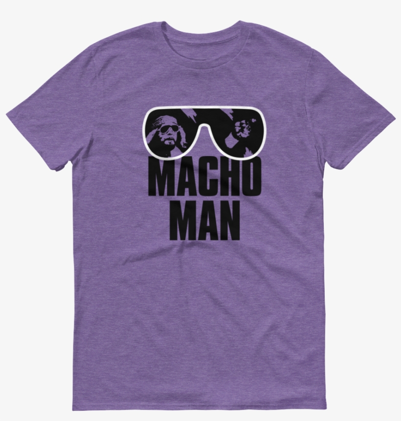 "macho Man" Randy Savage "sunglasses" T-shirt - Wwe Macho Man Classic Distressed Sunglasses, transparent png #621948