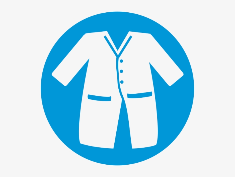Svg Royalty Free Collection Of Blue High Quality Free - Lab Coat Vector Png, transparent png #622159