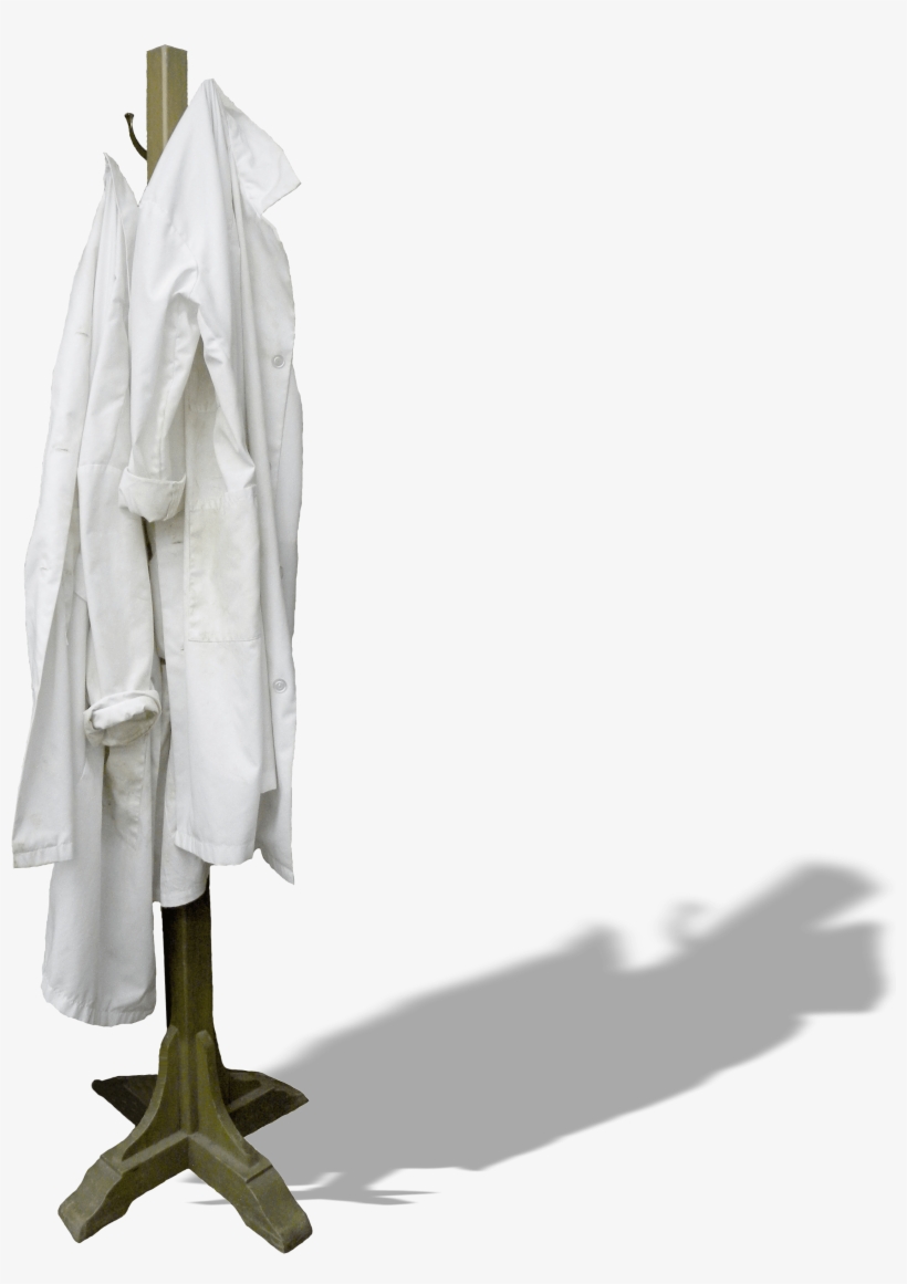 Coat Rack With White Lab Coats From Archaeological - Clothing, transparent png #622341