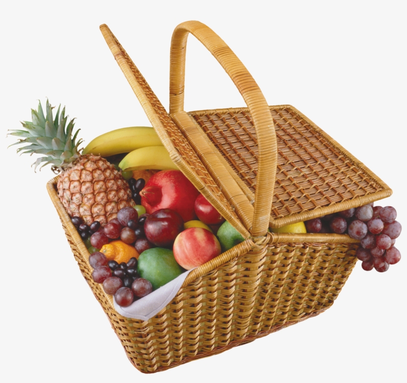 Fruits Basket Png Clipart - Fruit In The Basket Png, transparent png #622447