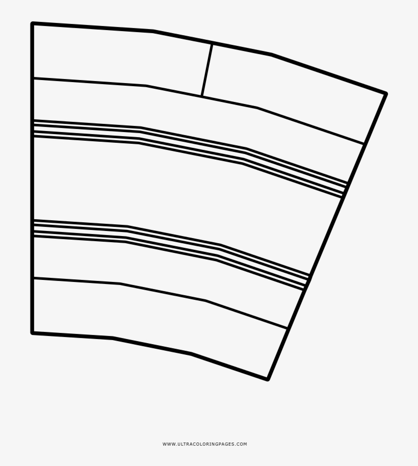 Blank Race Track Template - Line Art, transparent png #622665