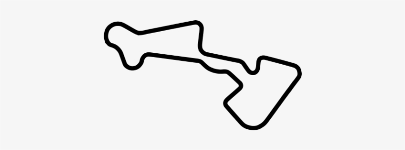Circuit Info - Race Track Outline, transparent png #622688