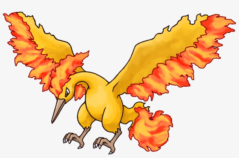 Fire Pokemon Png - Moltres Pokemon, transparent png #622689