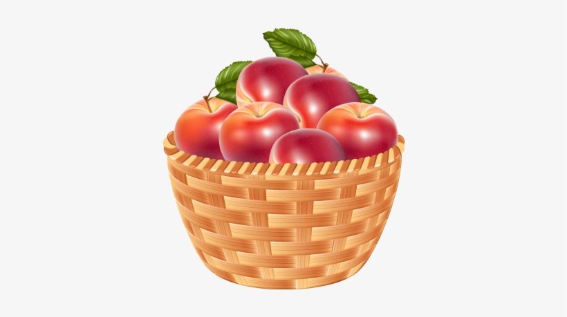 Basket Of Apples Png Free Download - Basket Of Apples Png, transparent png #622710
