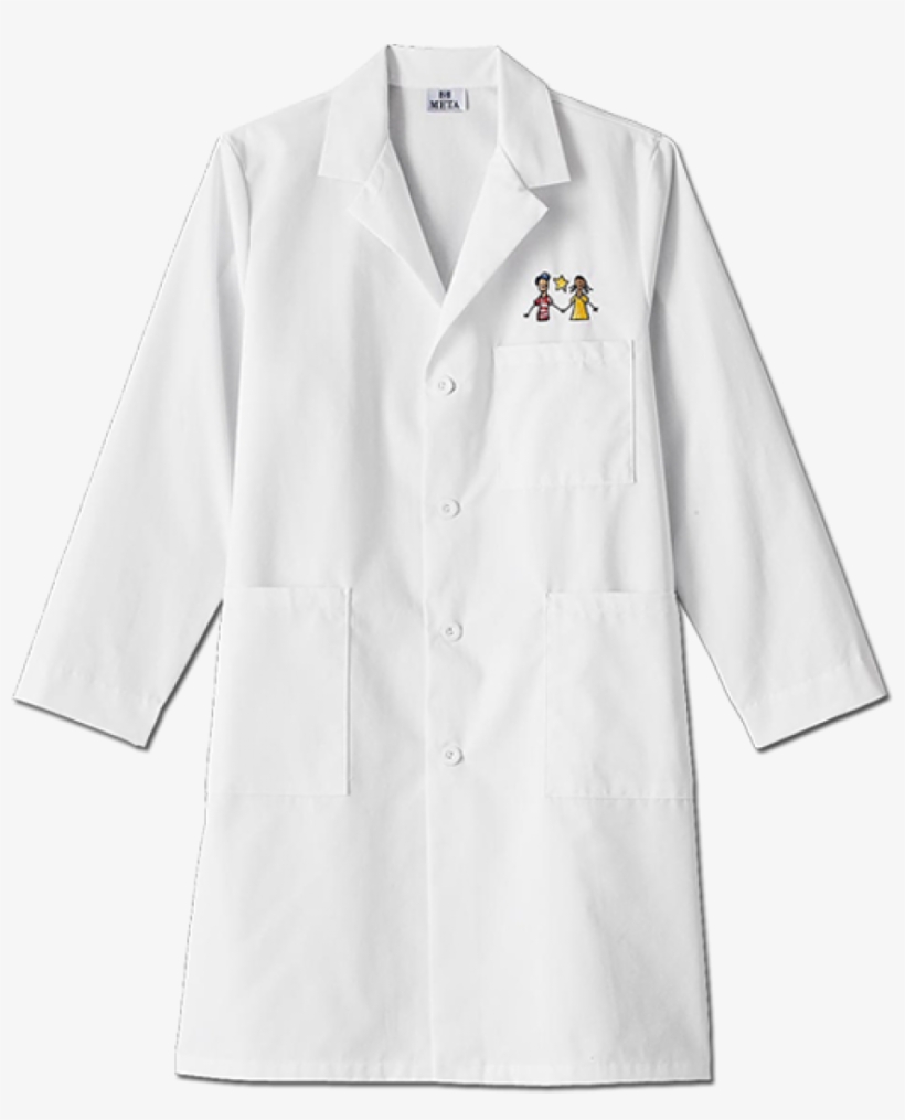 Photo Of 6116 Meta Unisex 40" White Labcoat - Meta Unisex 40, transparent png #622885