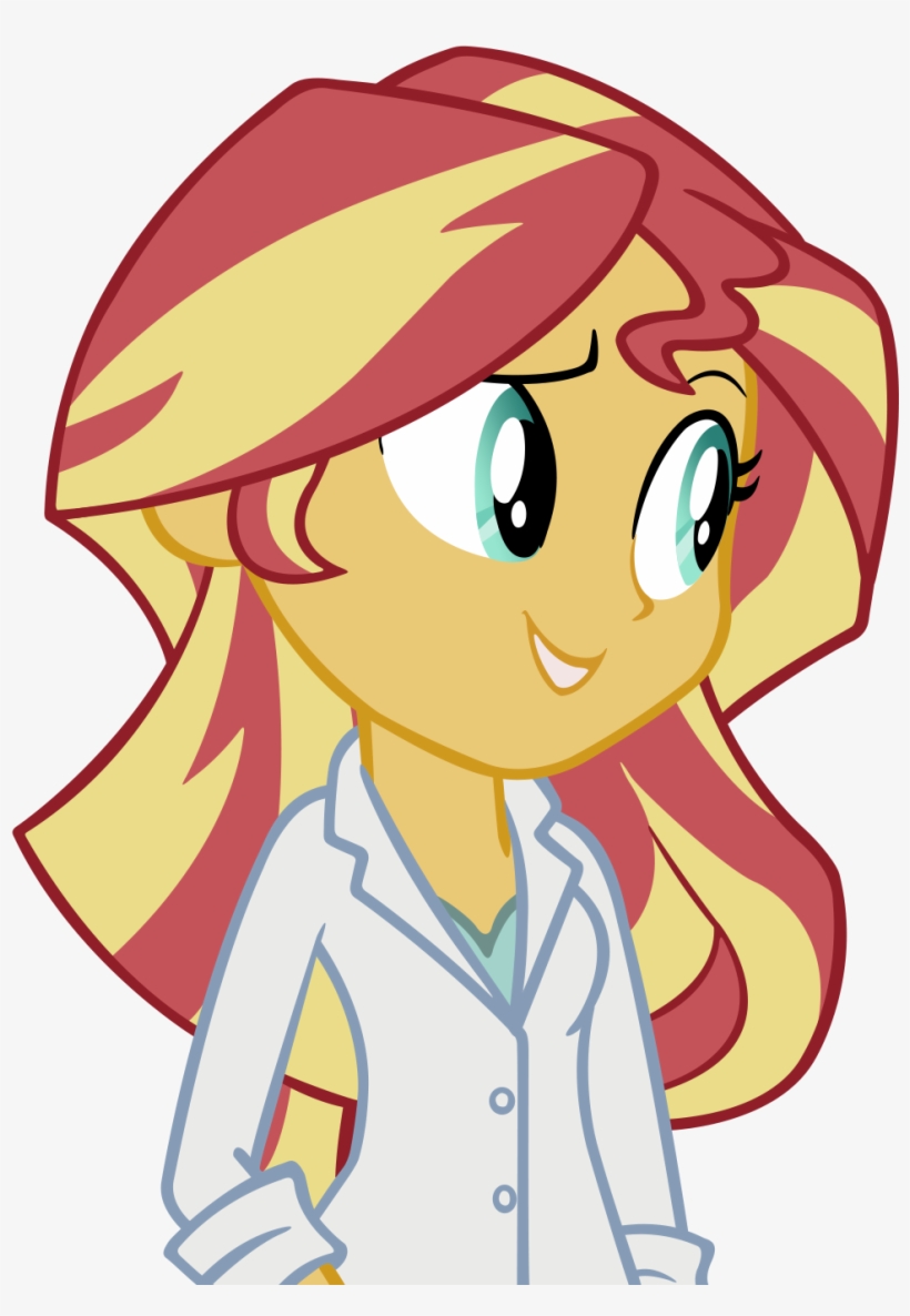 Cool77778, Clothes, Equestria Girls, Friendship Games, - Sunset Shimmer Lab Coat, transparent png #622911