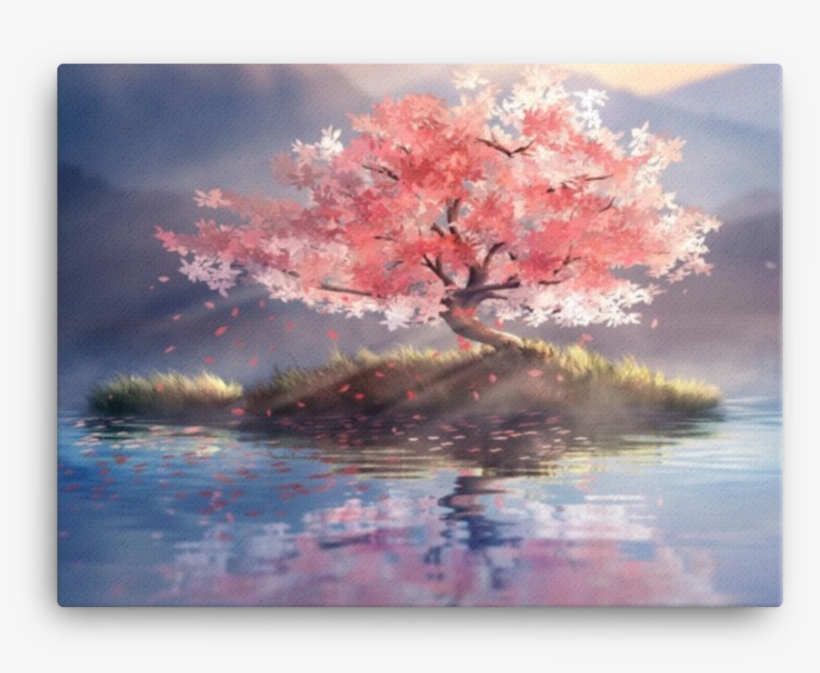 Limited Edition Cherry Blossom Tree Island Canvas - Cherry Blossom, transparent png #623300