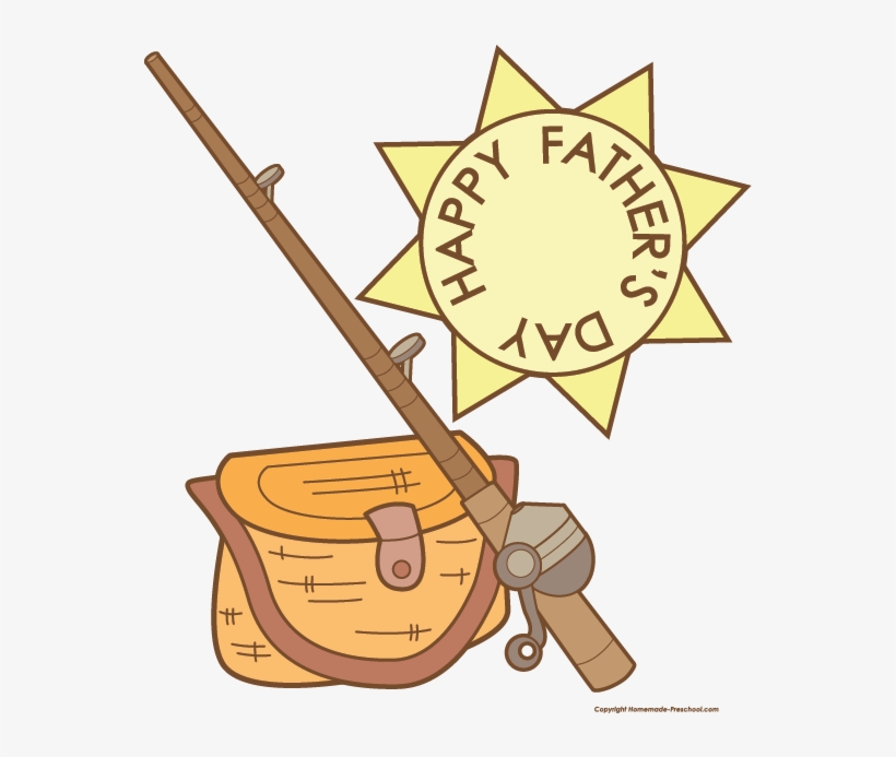 Fishing Clipart Fathers Day - Fathers Day Fishing Clip Art, transparent png #623445