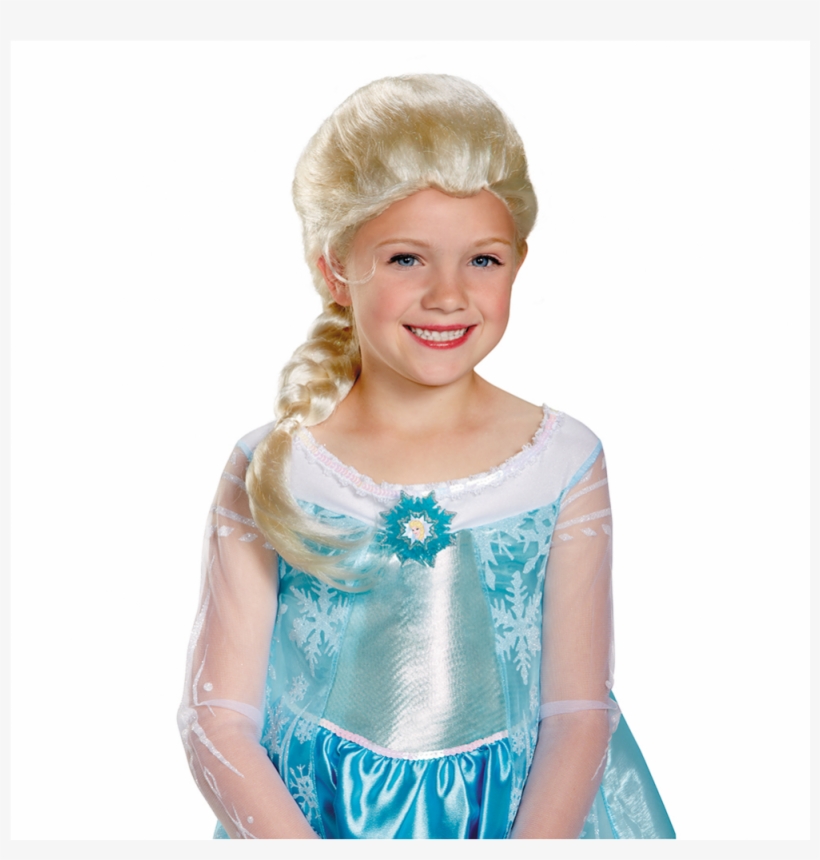 Frozen Elsa Child Wig - Frozen Elsa Wig Child, transparent png #623699