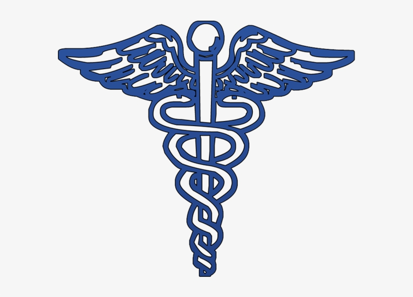 Blue Caduceus Medical Symbol Clipart Image - Logo De La Salud, transparent png #623726