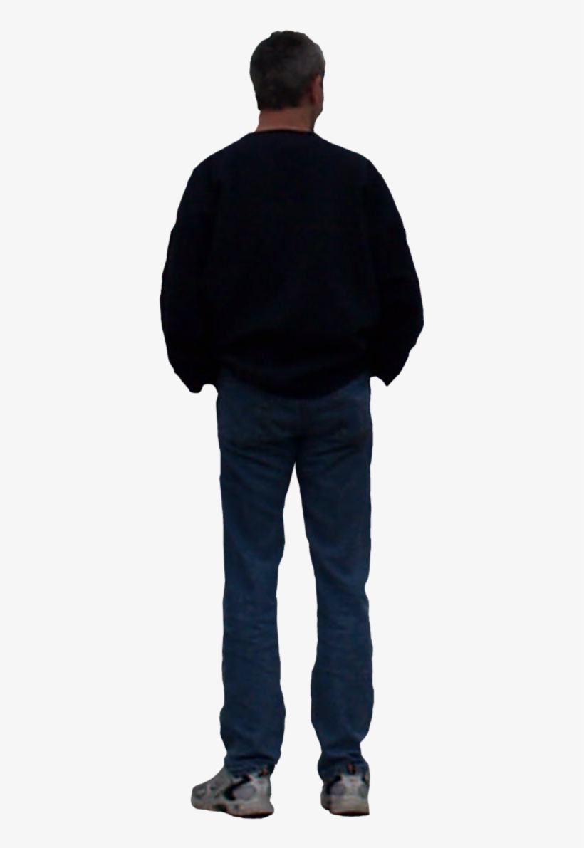 People Standing Back Png - Man From Behind Png - Free Transparent PNG