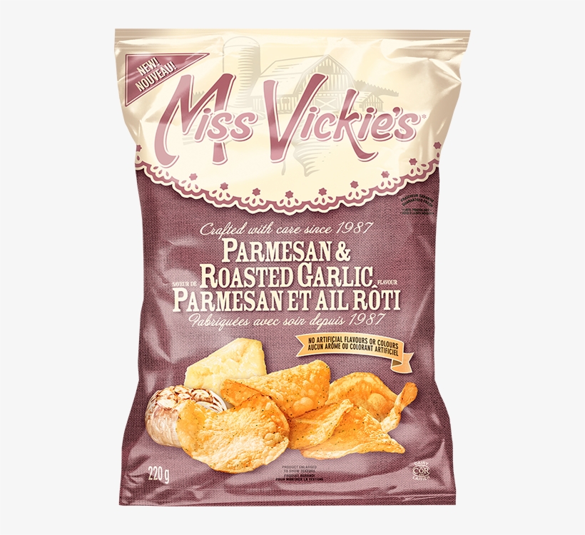 Miss Vickie's® Parmesan & Roasted Garlic Kettle Cooked - Miss Vickie's Sour Cream & Caramelized Onion Potato, transparent png #624039