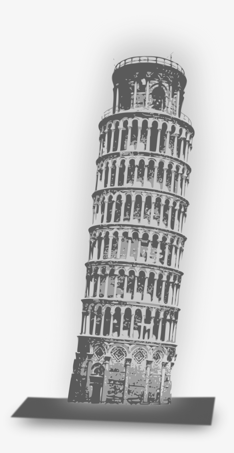 Big Image - Leaning Tower Of Pisa Png, transparent png #624069