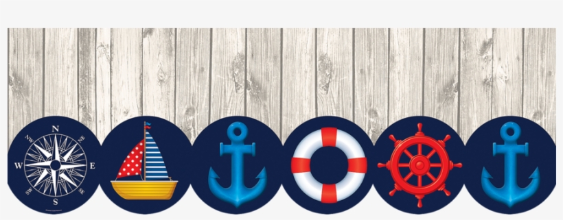 Mobile Gallery - Teacher Created Resources Nautical Big Big Border, transparent png #624124