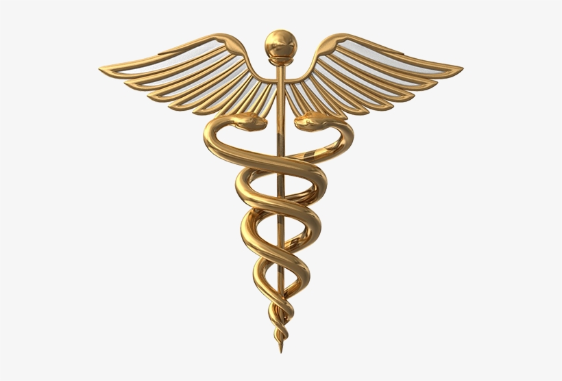 Zcs Medical Heart Beautiful 3d Golden Image With Checkered - Simbolo Medicina, transparent png #624243