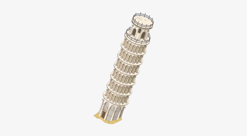 Leaning Tower Of Pisa Png, transparent png #624271