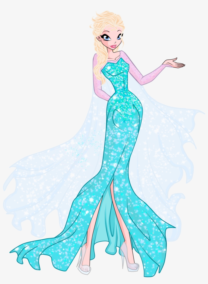Elsa Rapunzel Anna Olaf Drawing - Elsa, transparent png #624297