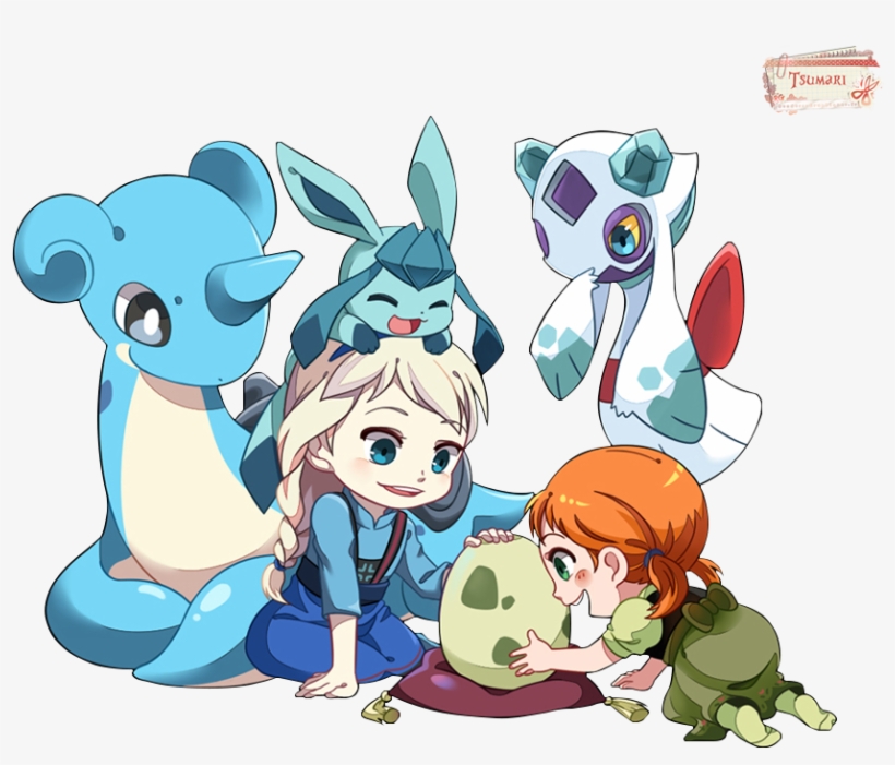 Chibi Anna From Frozen - Elsa Frozen Pokemon, transparent png #624350