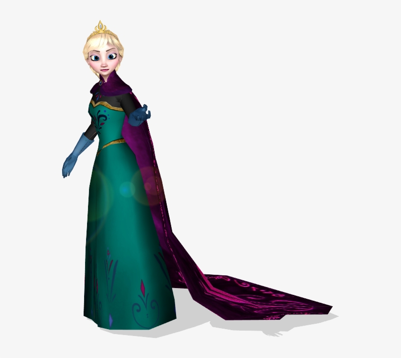 Mmd Frozen Coronation Elsa By Waterlilly1207 - Barbie, transparent png #624411