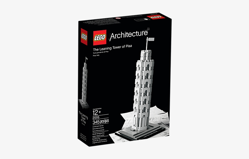The Leaning Tower Of Pisa - Lego Architecture Leaning Tower Of Pisa 21015, transparent png #624434