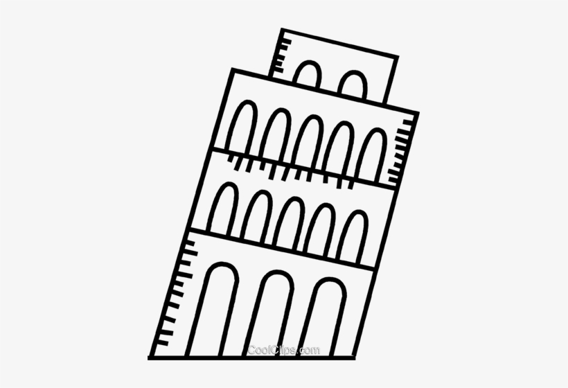 Leaning Tower Of Pisa Royalty Free Vector Clip Art - Leaning Tower Of Pisa, transparent png #624528