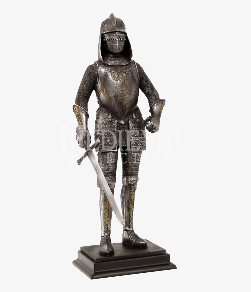 Medieval Knight Free Png Image - Knight Statue, transparent png #624862