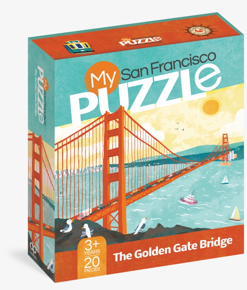 My San Francisco Puzzle - My San Francisco Puzzle: The Golden Gate Bridge: 20, transparent png #624988