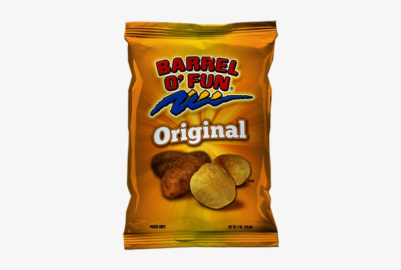 Barrel O Fun Classic Original Potato Chips - Barrel O' Fun Chips, transparent png #624989